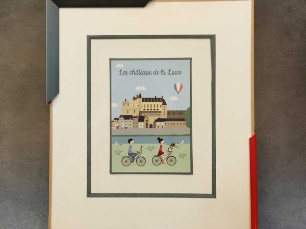 Encadrement "Les châteaux de la Loire"