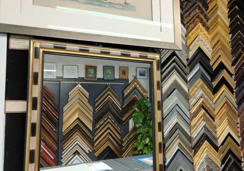 Encadrement miroir 50x50