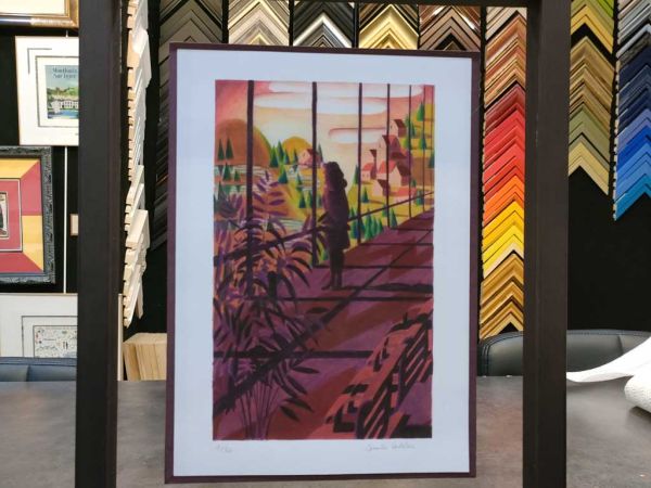 Encadrement  "La Pensive"