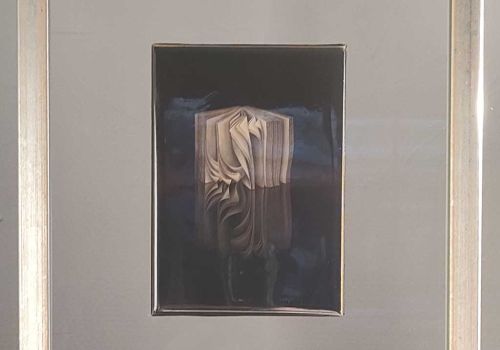 Encadrement entre 2 verres