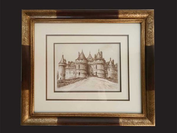 Encadrement "Château de Chaumont"