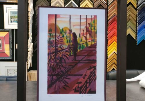 Encadrement  "La Pensive"