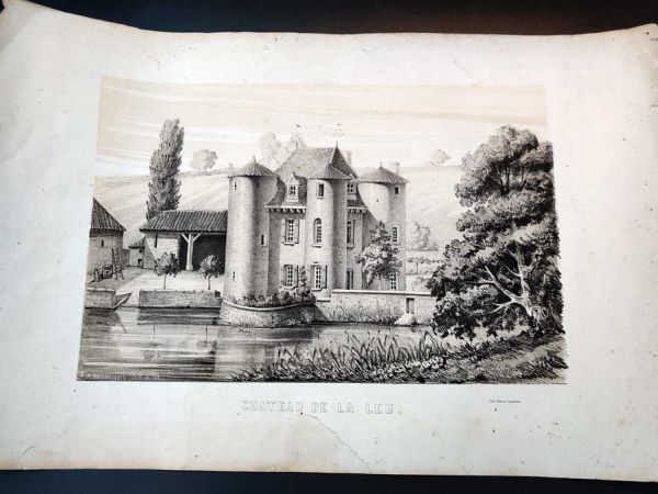 Restauration Château de la Leu - avant